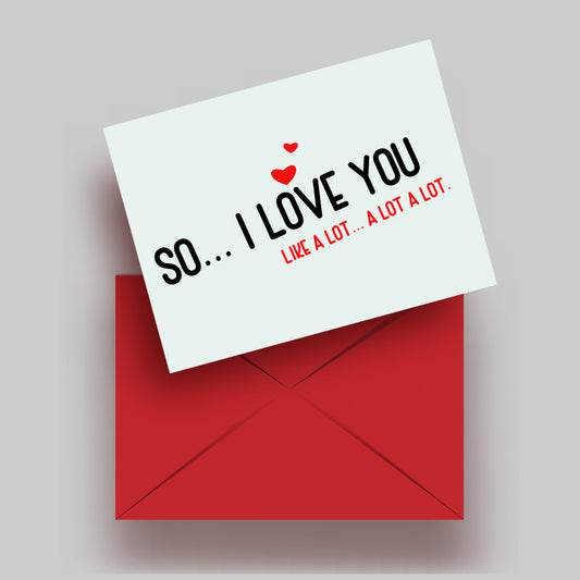 I Love You... | Digital Download Printable